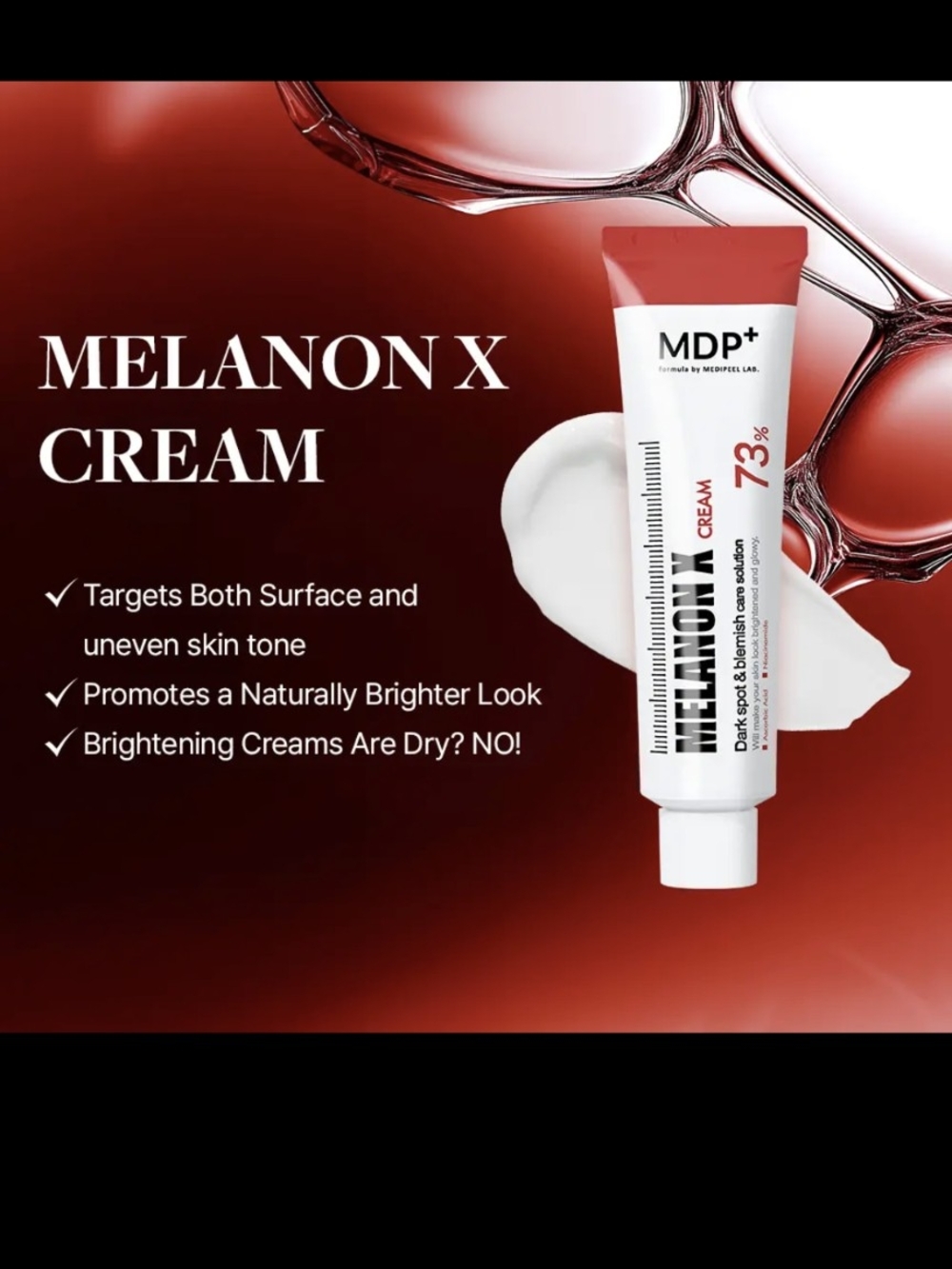 MDP+ Melanon X Cream - White & Red Tube